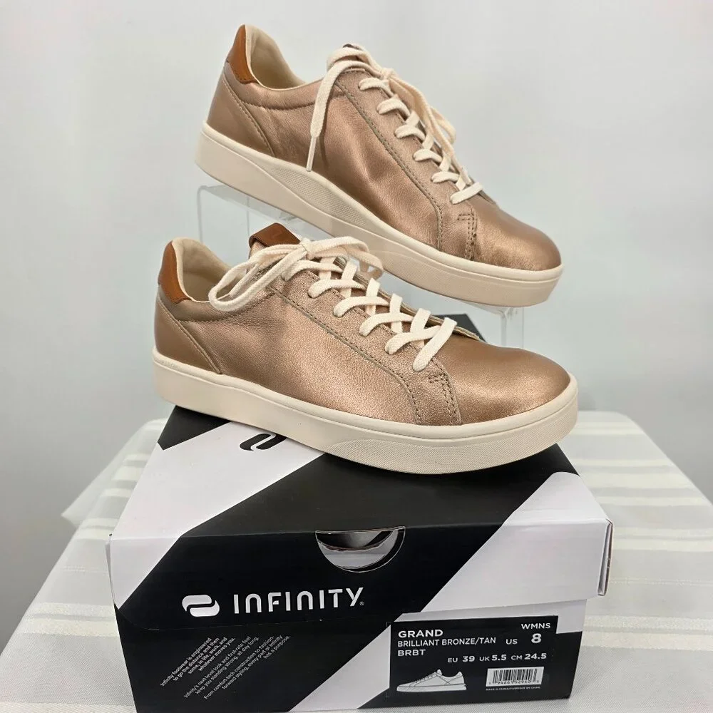 CHEROKEE INFINITY SCRUBS‎ Grand Brilliant Bronze Comfort Fashion Sneakers 8 NWT
